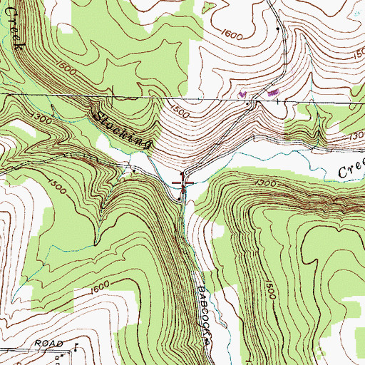 Topographic Map of The Gulf, NY