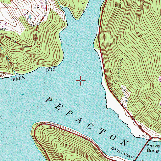 Topographic Map of Tremper Kill, NY