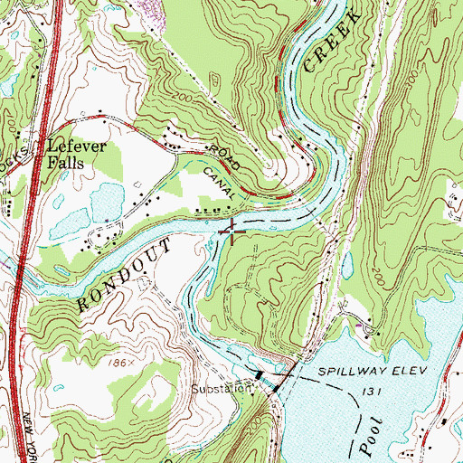 Topographic Map of Wallkill River, NY