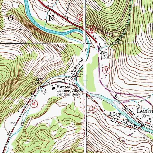 Topographic Map of West Kill, NY