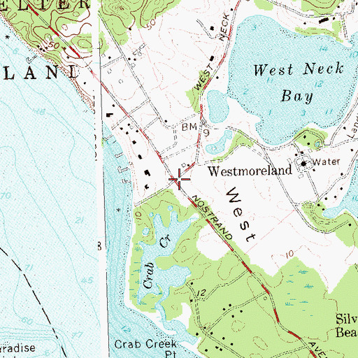 Topographic Map of Westmoreland, NY