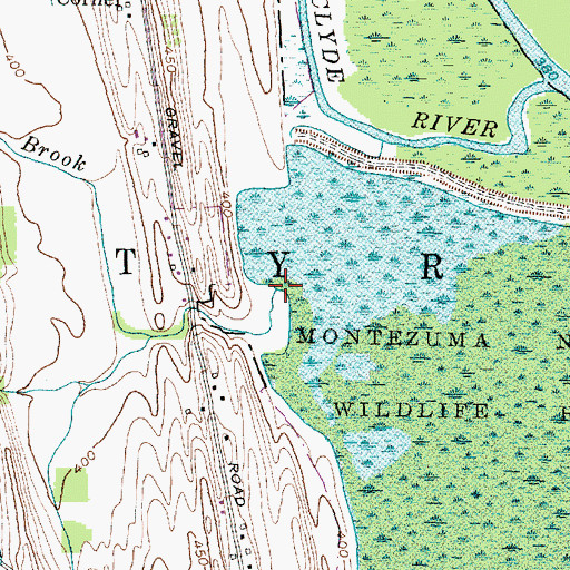 Topographic Map of White Brook, NY