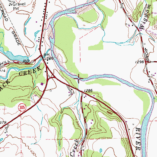 Topographic Map of White Creek, NY