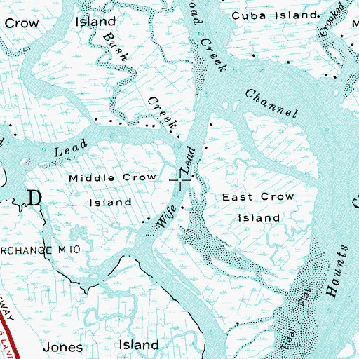 Topographic Map of Wife Lead, NY
