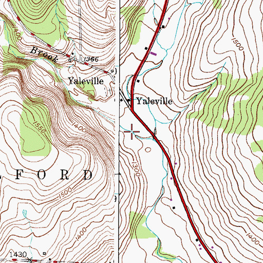 Topographic Map of Willey Brook, NY
