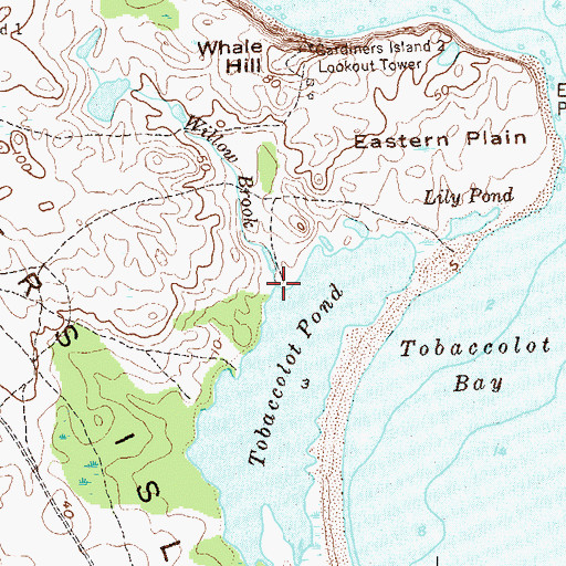 Topographic Map of Willow Brook, NY