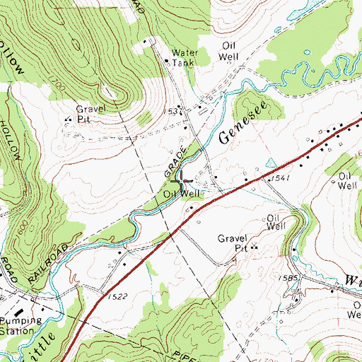 Topographic Map of Willow Brook, NY