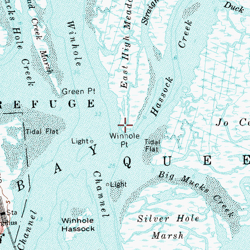 Topographic Map of Winhole Point, NY