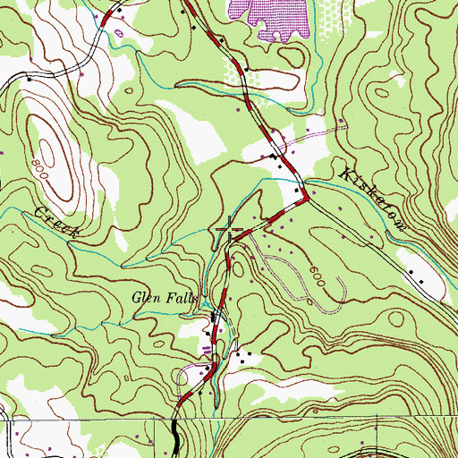Topographic Map of Winter Clove, NY