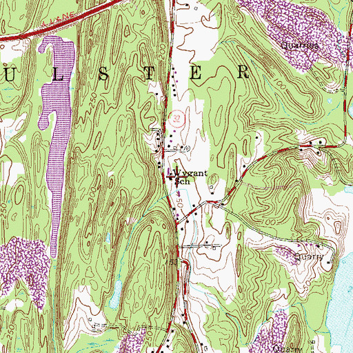 Topographic Map of Wygant School, NY