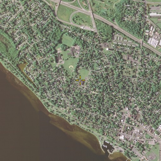 Aerial/Satellite Image of Zogg Middle School, NY