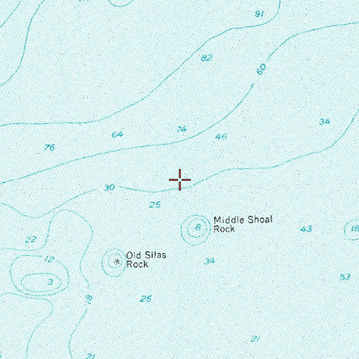 Topographic Map of The Sluiceway, NY