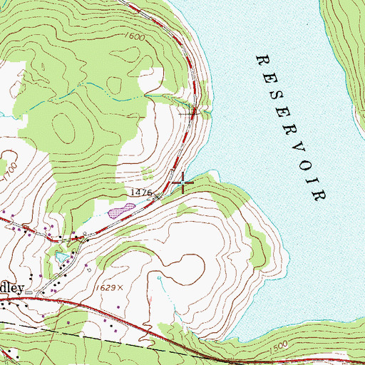 Topographic Map of Theodore Gordon Brook, NY