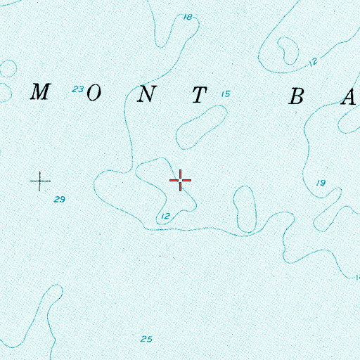 Topographic Map of Herrick Shoal, NY