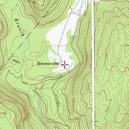 Topographic Map of Brownville, NY
