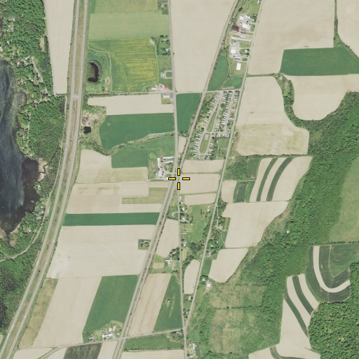 Aerial/Satellite Image of Cummings Crossing, NY