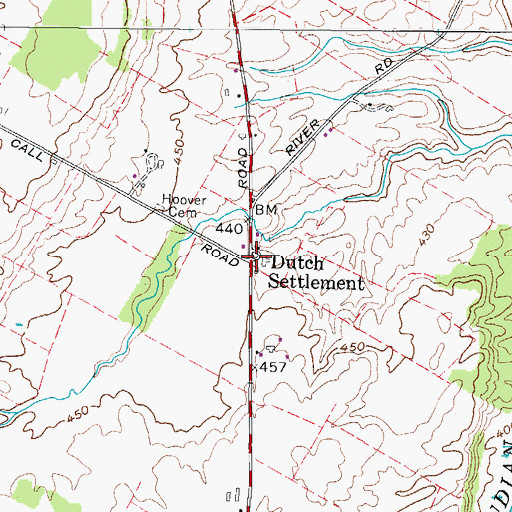 Topographic Map of Dutch Settlement, NY