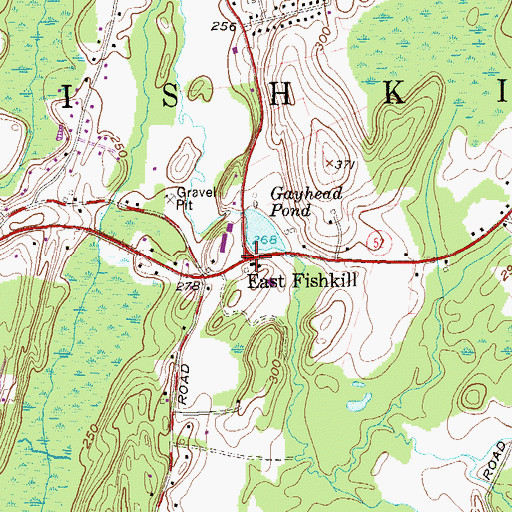 Topographic Map of East Fishkill, NY