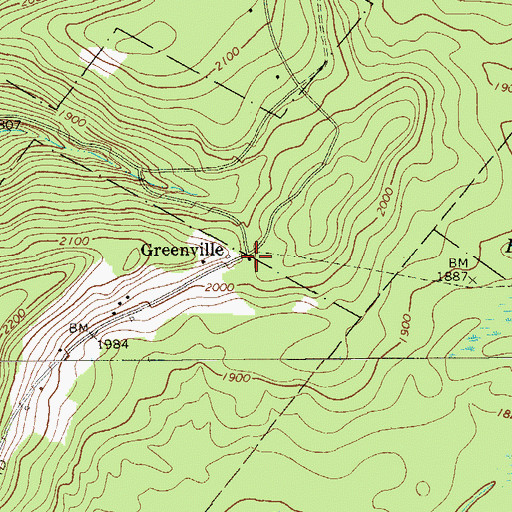 Topographic Map of Greenville, NY