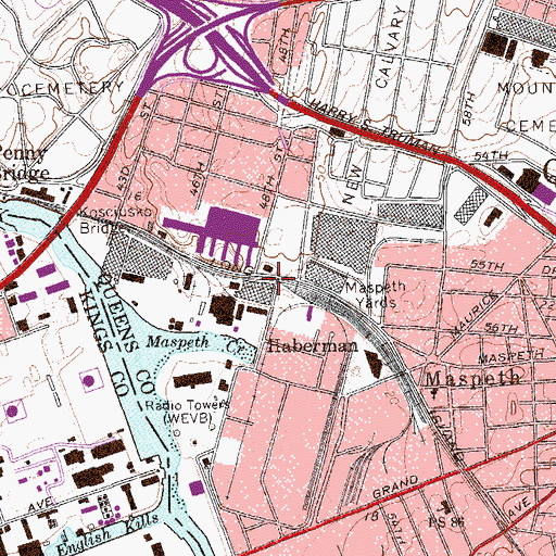 Topographic Map of Haberman, NY