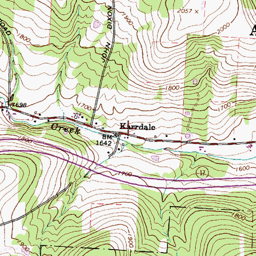 Topographic Map of Karrdale, NY