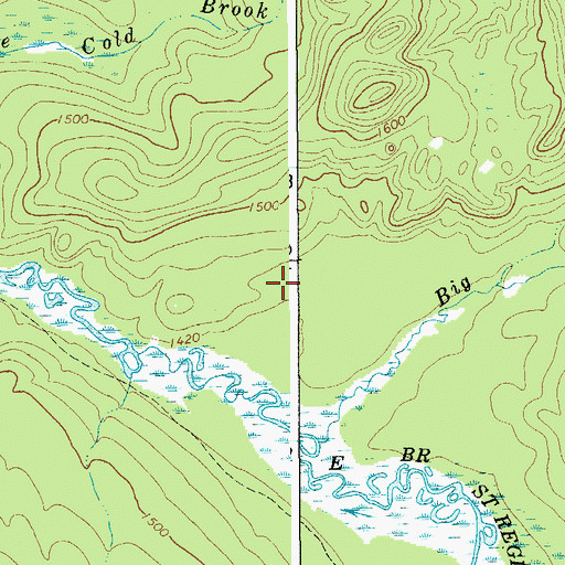 Topographic Map of Trombley Landing, NY