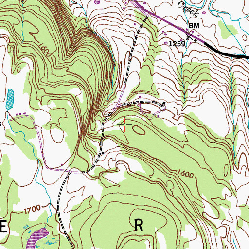 Topographic Map of Helderberg, NY