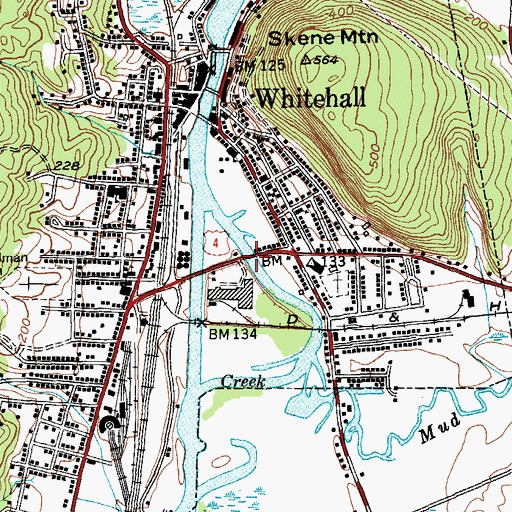 Topographic Map of Devils Pulpit, NY
