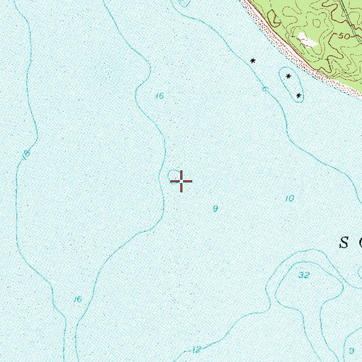 Topographic Map of Robbins Island Rock, NY