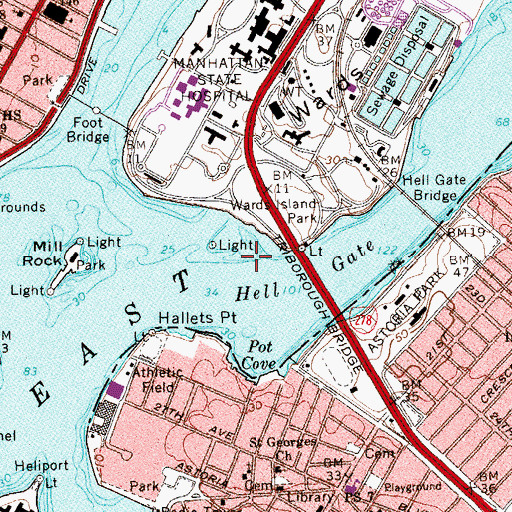 Topographic Map of Holmes Rock, NY