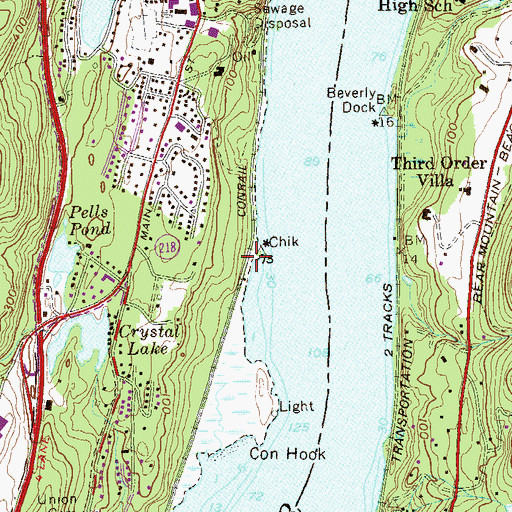 Topographic Map of East Gable, NY
