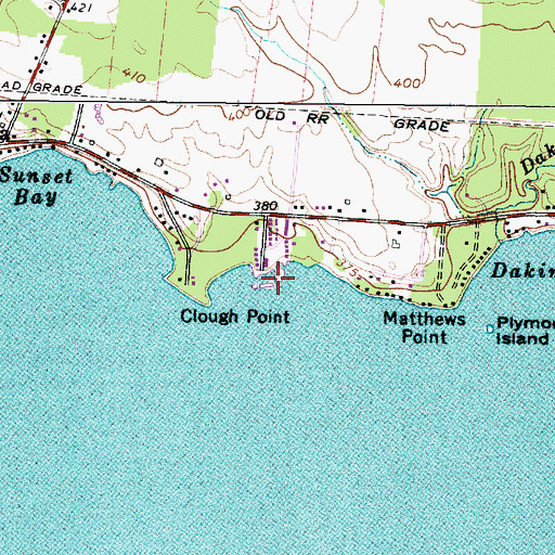 Topographic Map of Spruce Grove Marina, NY