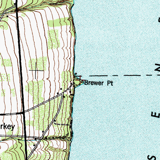 Topographic Map of Starkey Point, NY