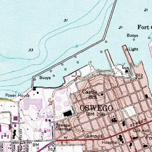 Topographic Map of Breitbeck Park, NY
