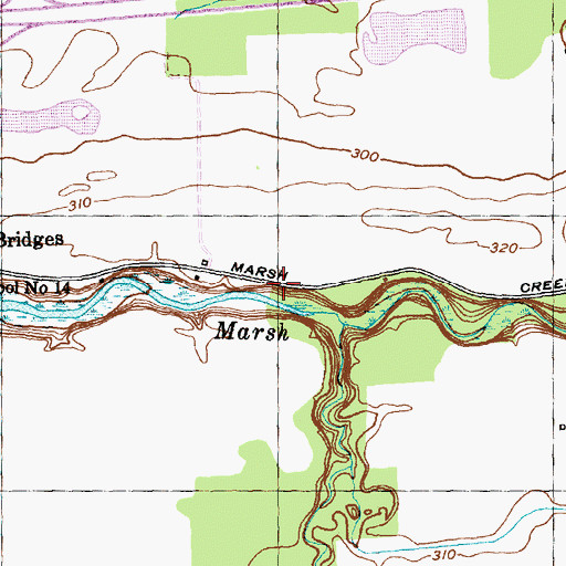 Topographic Map of Oak Orchard Marina, NY