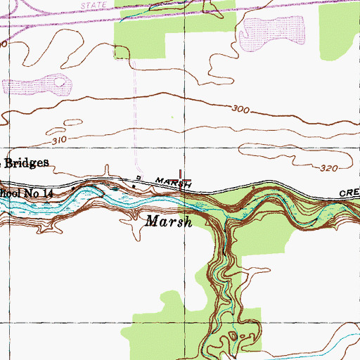 Topographic Map of Point Breeze Yacht Club, NY