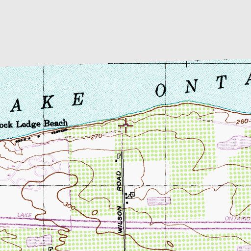 Topographic Map of Albion Water Treatment Plant, NY