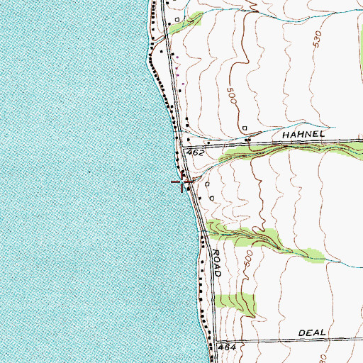 Topographic Map of Silver Creek, NY