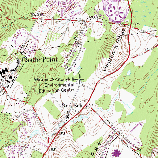 Topographic Map of Verplanck-Stony Kill Environmental Education Center, NY