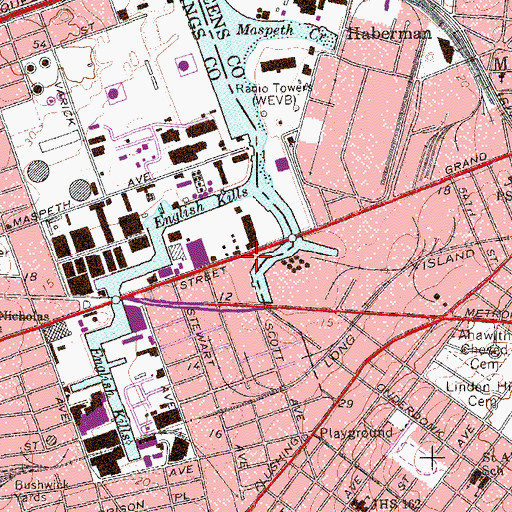 Topographic Map of East Branch, NY