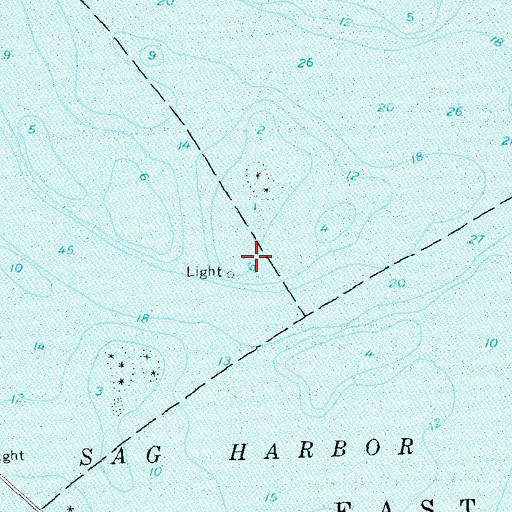 Topographic Map of Sand Spit, NY