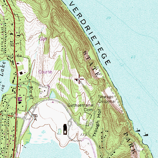 Topographic Map of North Park, NY
