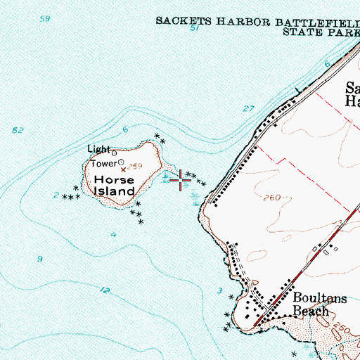 Topographic Map of Gilmore Shore, NY
