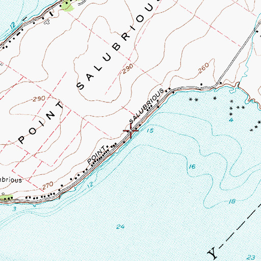 Topographic Map of The Last Resort, NY