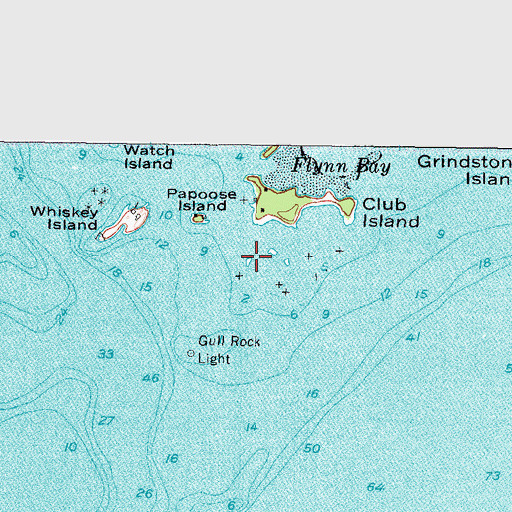 Topographic Map of Gull Rock, NY