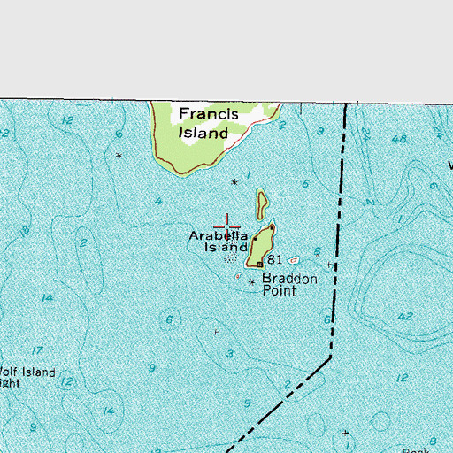 Topographic Map of Millen Bay Yacht Club, NY