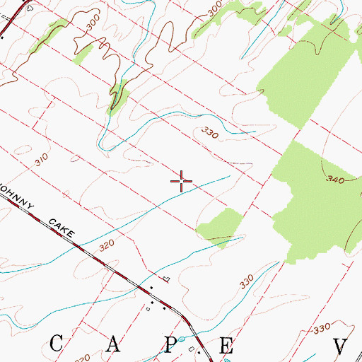 Topographic Map of Rose Bay, NY