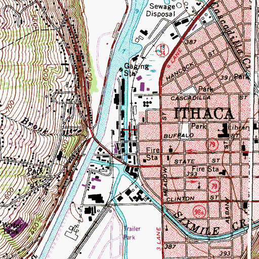 Topographic Map of Oldport Harbour, NY