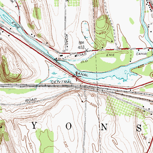 Topographic Map of Trout Brook, NY