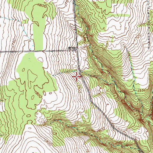 Topographic Map of Burnt Hill Trail, NY